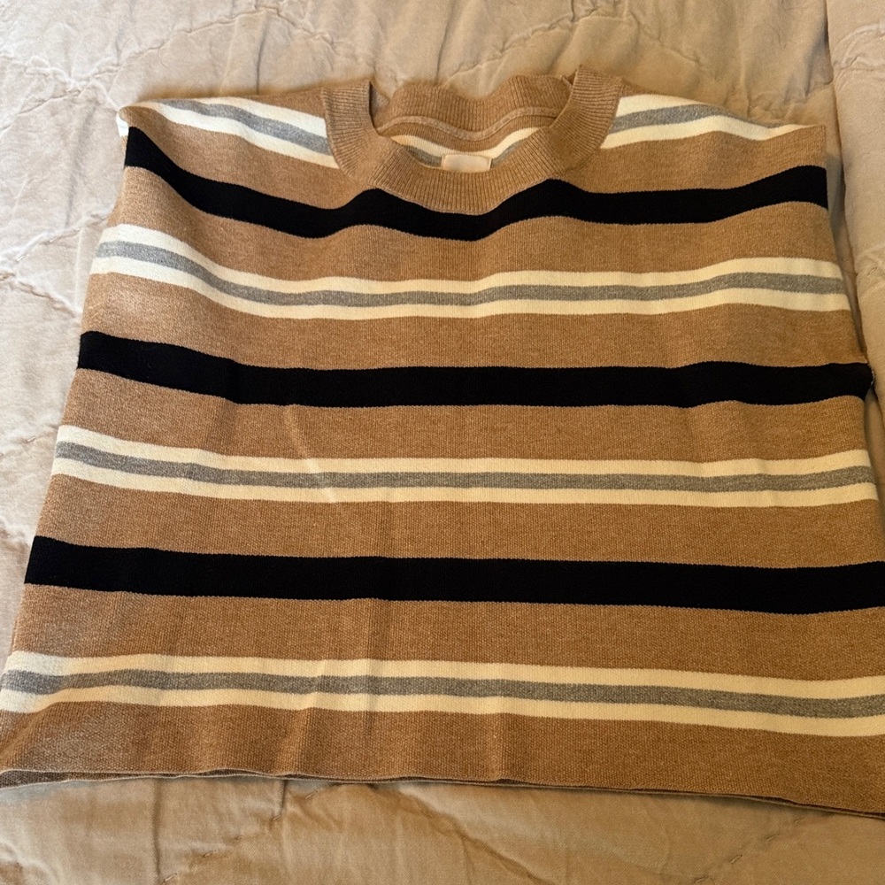 Maeve striped sweater tank